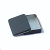 11,5 * 8,5 * 2,2 cm Mat Black Rectangle Mint Tin Box Candy Tea Storage Box Case Container Commercio all'ingrosso SN1566