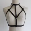 Design Leather Hurness Paski Mężczyźni Sexy Punk Leather Regulowane Body Wiązki Paszy Body Bondage Pas Bels Suspenders