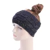 Stricker Häkelstirnband Frauen Winter Sportband Turban Yoga Head Band Ohrmuffs Cap Strick Stirnbänder Party Gunst Geschenk DB193