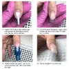 Pinces à ongles en acrylique, 6 pièces, pince à ongles, courbe C, outil de manucure