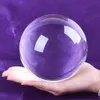 Expédier des Etats-Unis 120mm Rare Quartz asiatique clair Feng Shui Ball Sphère de cristal Mode Table Décor Bonne chance Y200104