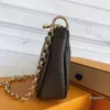 Designer- Small Handbag Womens Shoulder Bag Classic Chain Tote Fashion Leather Clutch Purse Credit Card Holder Coin Purse Wallets