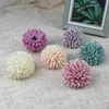 Artificielle Melaleuca chrysanthème tête diy pissenlit tête de fleur diamètre 6cm tissu de soie fleur boule guirlande cadeau boîte décoration matériel