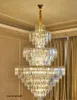 LED AMERICAN MODERN CRYSTAL CHANDELIERS LIGHTS FIXTURE STOR LÅN LUXURY CANDELIER HOTEL LOBBY Parlor Hall Stair Way Interior Droplight Home Inomhusbelysning