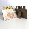 Sublimacja Puste Ramki Ozdoby Ozdoby DIY Przeniesienie ciepła Album Dekoracja Desktop Baby Urodziny Pełny Księżyc Prezent 180 * 150 * 5mm GCE13807