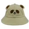 Fashion Bear Bucket Hat för Kvinnor Sommar Höst Vanliga Kvinnor Panama Utomhus Vandring Strand Fiske Cap Solskydd Kvinna Sunhat Bob