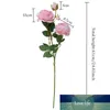 Western Rose Core 3 Heads Peony Artificial Flower Producter Home Decor natalizio Materiale da parete della seta di seta PEONIA9091570