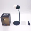 LED Desk Lamp Speaker 3 i 1 Support Trådlös laddare LED-tabellläsning Bluetooth-högtalare Smart Touch Dimmer Flexibel Lampa Ljus L4