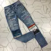 Mans Ami Jeans Diamond Designer MODA Lavada Do Velho Bordado Cinco Estrelas Camurça Light Blue Jeans com Micro Bounce Slim AMI Man TAMANHO