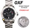 OXF NEW IIダイビングシーウルフ45mm A1733010.b906 ETA A2824自動メンズウォッチブラックダイヤル5atmトップステンレススチールブレスレット腕時計hello_watch