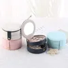 New Jewelry Box Simple Small Jewelry Storage Box Earrings Ring Necklace Storage Case Travel Cosmetics Beauty Organizer Container Y1113