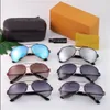 مصمم الأزياء النظارات الشمسية الكلاسيكية النظارات Goggle Goggle Outdoor Beach Sun Glasses for Man Woman 6 Color اختياري AAA1