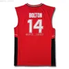 pas cher personnalisé 14 Zac Efron Troy Bolton East High School Wildcats blanc rouge Retro Basketball Jersey XS-5XL NCAA