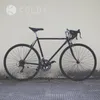 Çelik Çerçeve Kavisli Kolu Yol Bisikleti Bisiklet Retro Yol Bisiklet Vintage 14 Hız Fren Değişken Hız Entegre Yarış Bisikletleri