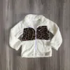 Girlymax Abiti autunno/inverno neonate cappotto caldo serape leopardo plaid in pile mamma me vestiti di cotone per bambini boutique top 201031