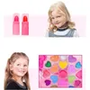 Pretend Spela tjejer gör upp leksaksäkerhet, icke-toxisk makeup kit set dressing kosmetisk resväska Box Skönhet leksaker för barn gåva LJ201009