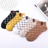 2020 New European and American Style Women Boat Newborn Socks Cotton Letter Short Socks Women Socks5604731