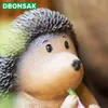 Niedliche Igel-Ornamente, Cartoon-Tier-Ornamente, Harz, kleine Igel-Skulptur, Blumenständer, Blumentopf, Balkon, Gartendekoration, T200117