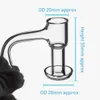 Eua solda borda chanfrada terp slurpers quartzo banger unhas acessórios para fumar com 14mm 22mm dichro vidro pérolas rubi pílula para wat3874385