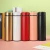 New Fashion Smart Thermoses Mug Temperature Display Vacuum Stainless Steel Water Bottle Kettle Thermo Cup With LCD Touch Screen Gift Cup DBC 500ML