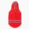Pet Cat Dog Raincoat Hooded Puppy Liten Rain Coat Pu Reflective Waterproof Jacket For Dogs Clothes Outdoor Whole Apparel2596