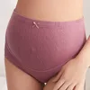 Taille haute coton culotte de maternité taille haute réglable ventre sous-vêtements vêtements pour femmes enceintes slips de grossesse LJ201119