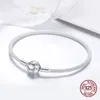 Fit originale perline pendente che fa donna braccialetto di fascino in argento sterling 100% 925 braccialetto serpente gioielli CX200612