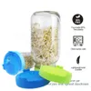 Mason Jar Sprouting Lids Food Grade Mesh Sprout Cover Durable Kit Seed Growing Germination Vegetable Sealing Ring Lid
