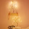 LED Copper Wire Night Light Tree Fairy Lights Home Decoration Nighting Lampen voor Slaapkamer Nachtkastje Tafellamp USB en Battery Operated