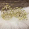 Wedding Favor Box creative Gold Matel Boxes romantic wrought iron birdcage candy tin box Favors