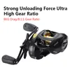 High Speed Baitcasting Reel FO Casting Fishing Centrifugal Magnetic System MAX Drag 18LB Saltwater Fishing Reel 8.1:1