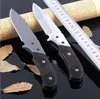 1Pcs New 343 Survival Straight knife High Carbon steel 58HRC Blade Ebony handle Outdoor camping hiking survival Fixed blade knives