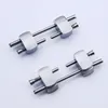 4 PCS Silver Steel Connecors 4 PCS Silver Silver 2 PCS Silver 27 5mm Screw Links Fit Forap Royal Oak Offshore 42mm Model 28mm Ban282W