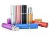 5ml Aluminiowa Butelka Perfumy Refillable z Atomizer Portable Puste Parfume Case Container Butelka rozpylacza RRA12029