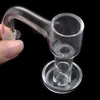 Beracky Yüksek Kaliteli Tam Kaynak Sigara Eğimli Kenar Terp Slurpers Blender Kuvars Banger 10mm 14mm 18mm 20mmOD Cam Bongs Dab Kuleleri için İki Stil Dikişsiz Çivi