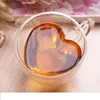 Koffie Mok Glas Nieuwe Stijl Dubbele Wandige Heat Geïsoleerde Tuimelaar Espresso Tea Cup Tazas de Ceramica Creativas Heart
