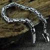 925 Silver Bracelet Man Simple Personality Bracelet Creative Couple Fashion Thai Silver Jewelry femme XTGZJ9927294