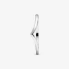 Neue Marke 925 Sterling Silber poliert Querlenker Ring für Frauen Hochzeit Ringe Mode Engagement Schmuck Zubehör