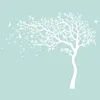 Large White Tree Birds Vintage Wall Decals Removable Nursery Mural Wall Stickers for Kids Living Room Decoration Home Decor Y20010300P