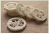 100 pçs 7cm saboneteiras naturais bucha luffa loofa fatias artesanais diy loofahtools esponja de limpeza