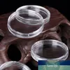 100 st 21mm runda klart plastmynthållare Box Storage Clear Round Display Cases Coin Holders3146