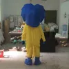 2022 Halloween Azul Leão Mascote Traje Dos Desenhos Animados Anime Anime Theme Caráter Adulto Tamanho Carnaval Carnaval Festa de Aniversário Fantasia Outfit