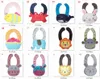 Baby girls boys Bibs 3 layer waterproof 3D Cartoon Animals bib Infant Animal Burp Cloths C4912