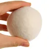 ウール乾燥機ボール6cm 7cmプレミアム洗濯物製品再利用可能な柔軟剤洗濯乾燥ボール家庭用洗濯機はウールのボールを感じました