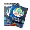 25.5cmx33cm + 4cm 4 stilar Tecknade djur Julstil Postpåsar Plast Mailers Bubbles Väska Poly Mailing Courier Envelope Express Bag