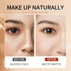 KIMUSE Base de crema para la cara maquillaje profesional acabado mate maquillaje corrector líquido impermeable marca cosmética Natural