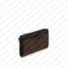 Gentlemen Fashion Casual Designer Luxury Zippy Dragonne Wallet Coin Purse Key Pouch Credit Card Holder High Quality Top 5A M69407 268i