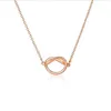 New Design Knot Necklace Pendant Women Heart Infinite Necklaces Choker Forever Love Gift Collar Jewelry Gifts