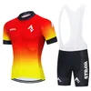 2022 Cykling Team Jersey 3D Bike Shorts Set Ropa Ciclismo Mens MTB Sommar Cykling Maillot Bottom Clothing