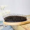 3 tamanhos de javali javali javali escova de cabelo massagem pente bambu punho anti-estático cabelo cabeleireiro massage cabelo pentear ferramenta de cabeleireiro